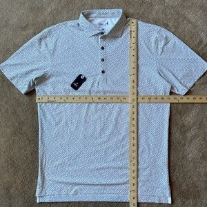 NWT Johnnie-O Performance Mesh Polo - Martini print